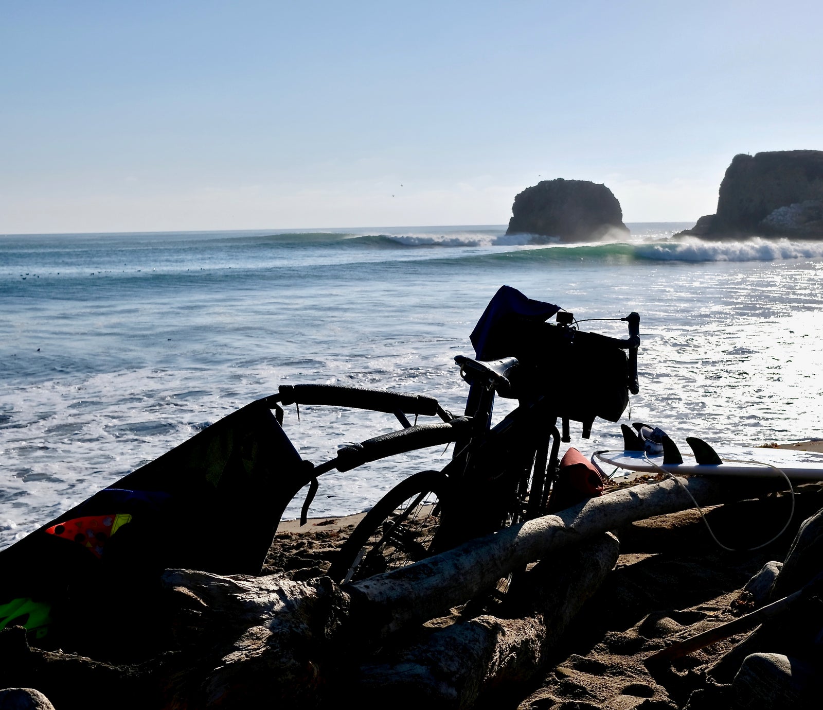 Bike Surf Touring the Central California Coast