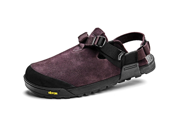 在庫処分セール テ (Deep Suede Leather - Clog Mountain Plum) Sandals Bedrock - 靴