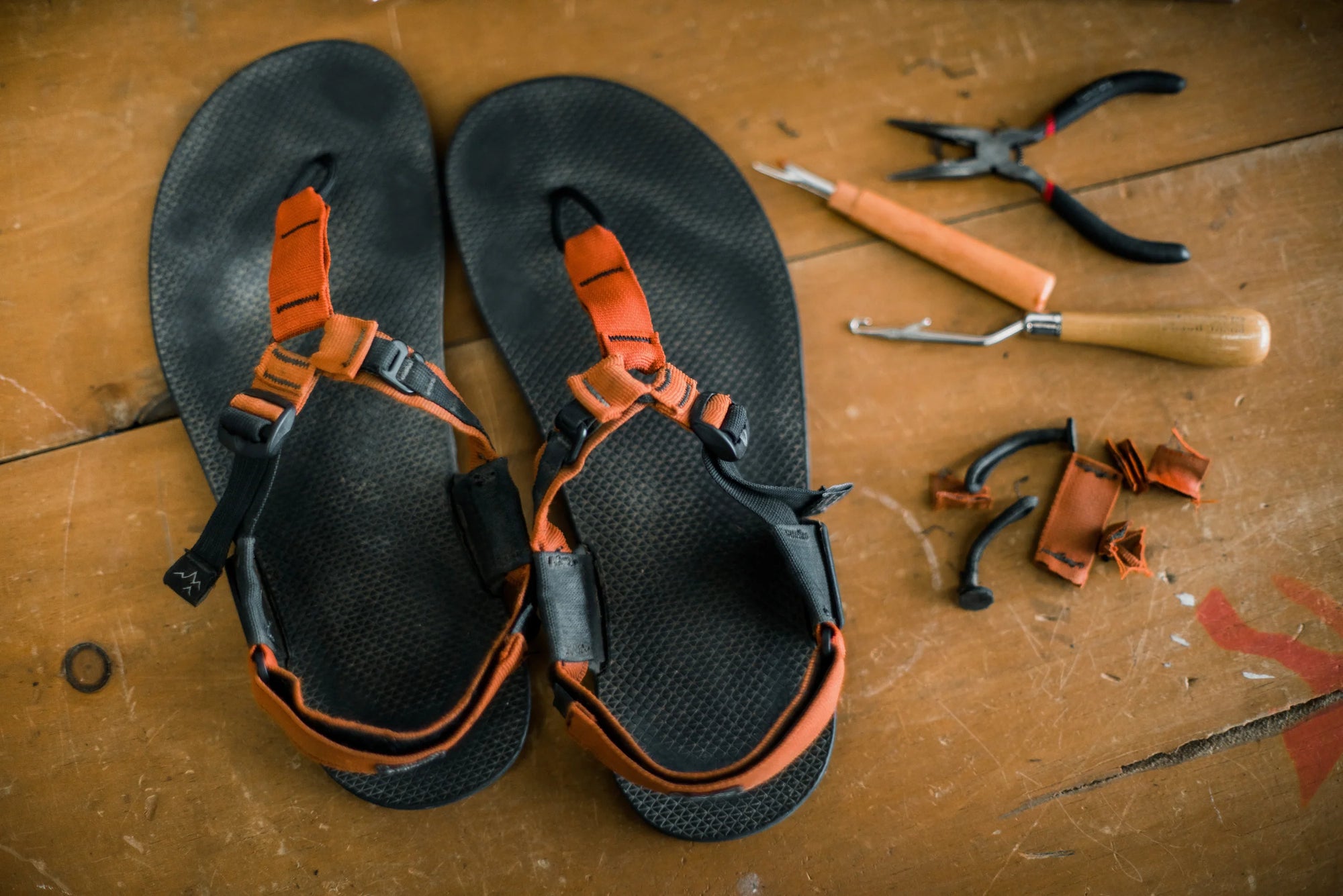 Repaired Bedrock Sandals