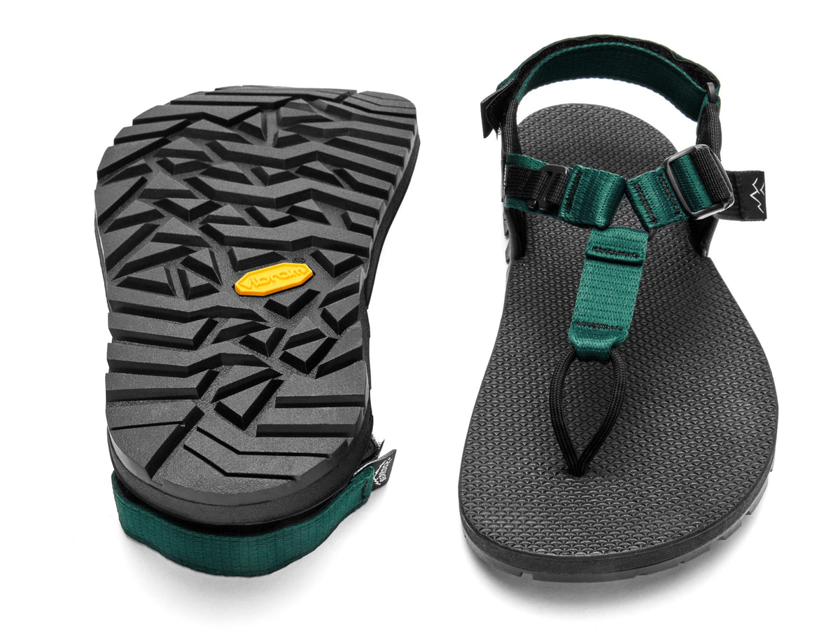Cairn Sandals with Cascade Green Straps