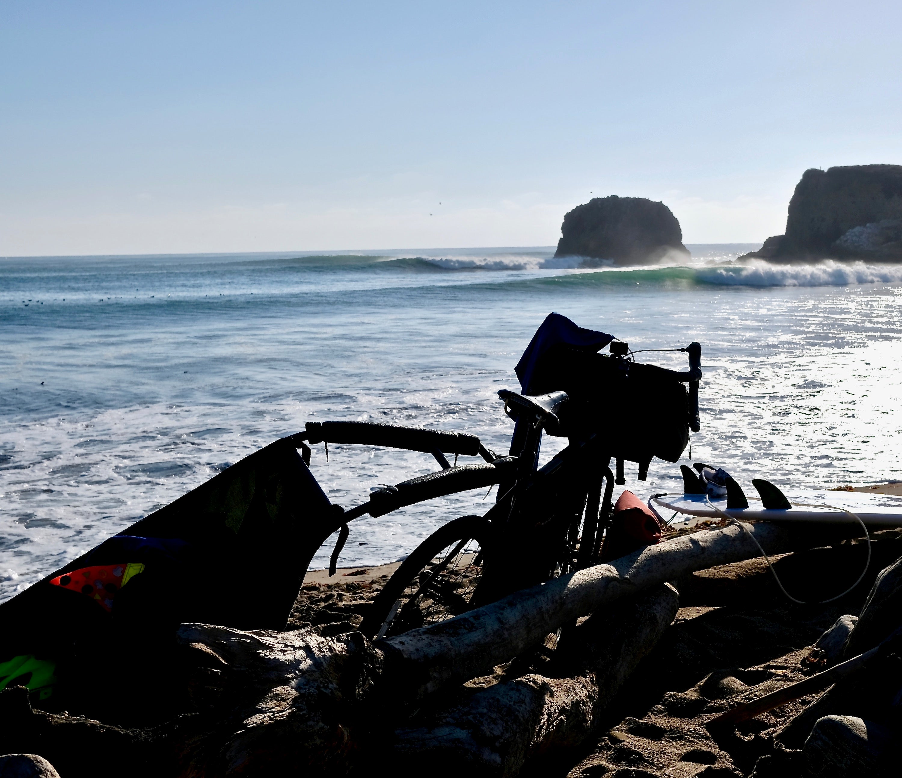 Bike Surf Touring the Central California Coast