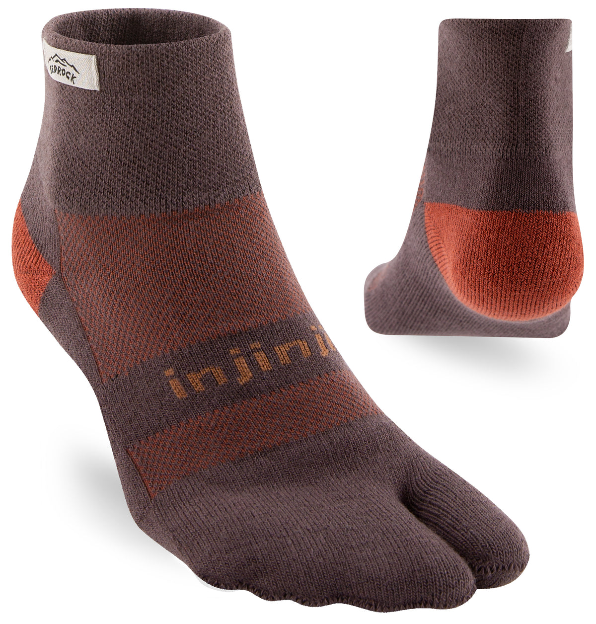 Performance Split-Toe Socks (Dusty Plum)