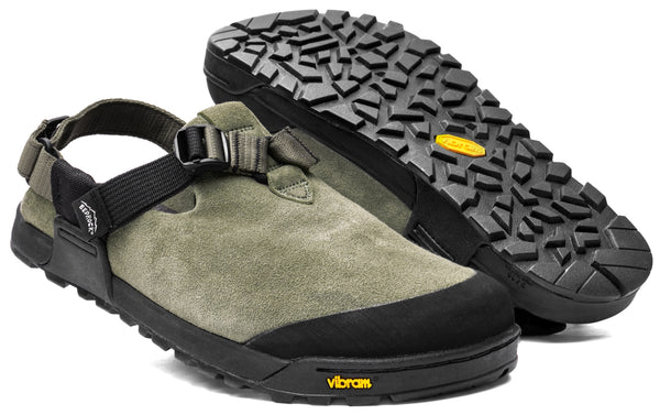 Mountain Clog - Leather Suede (Sagebrush) - Bedrock Sandals