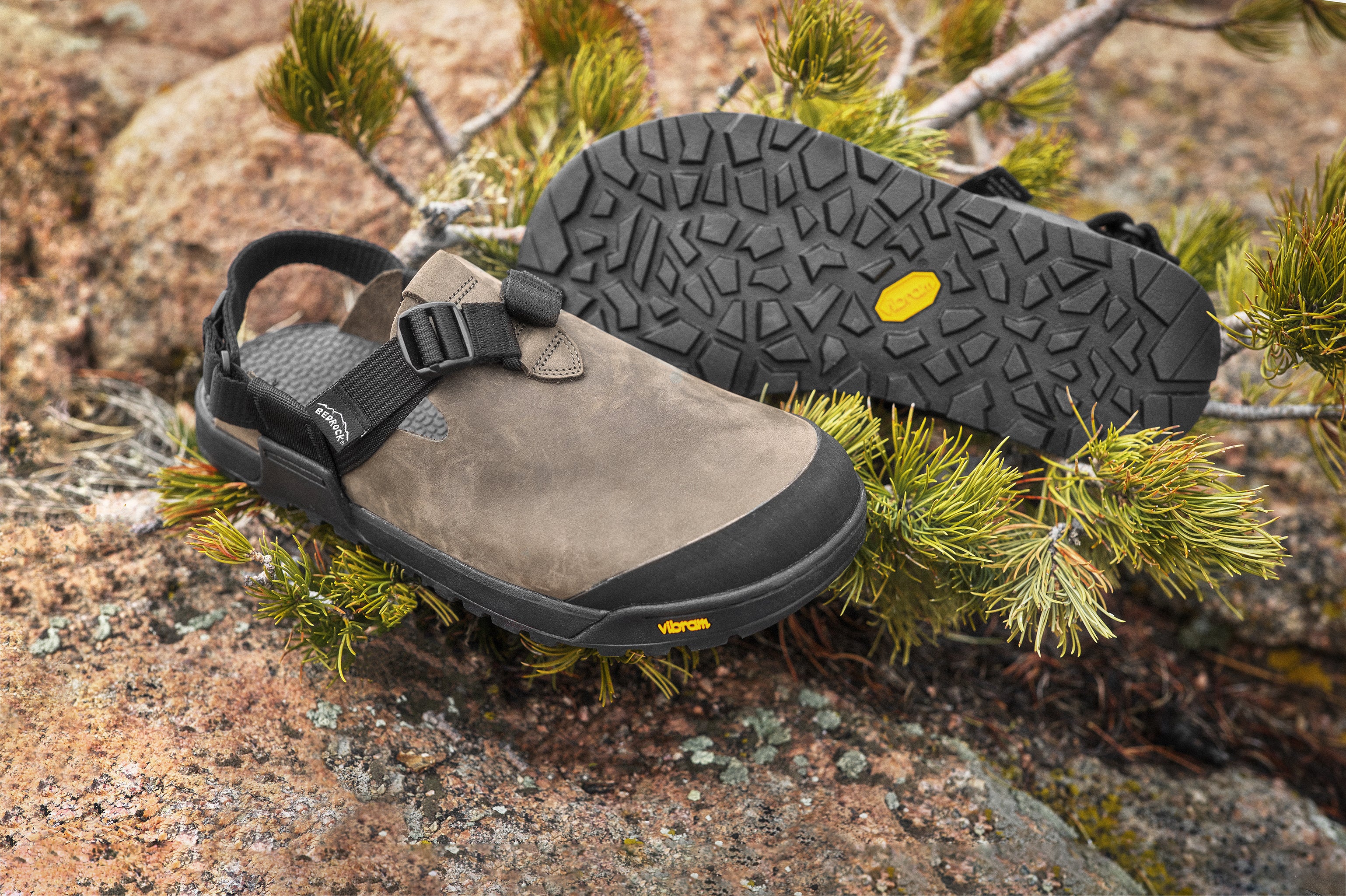 Mountain Clog - Nubuck Leather (Driftwood)