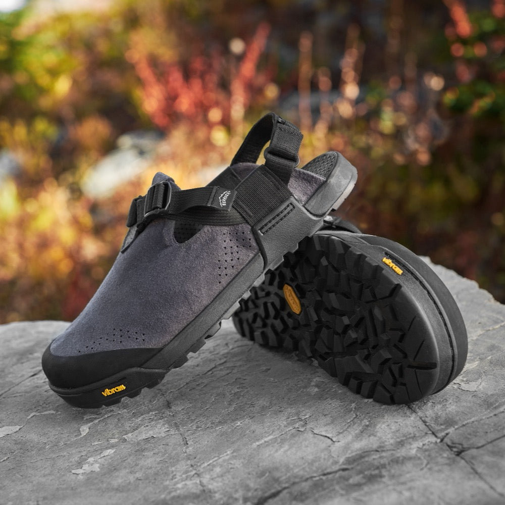 Gray Synthetic Mountain Clogs Product Photo