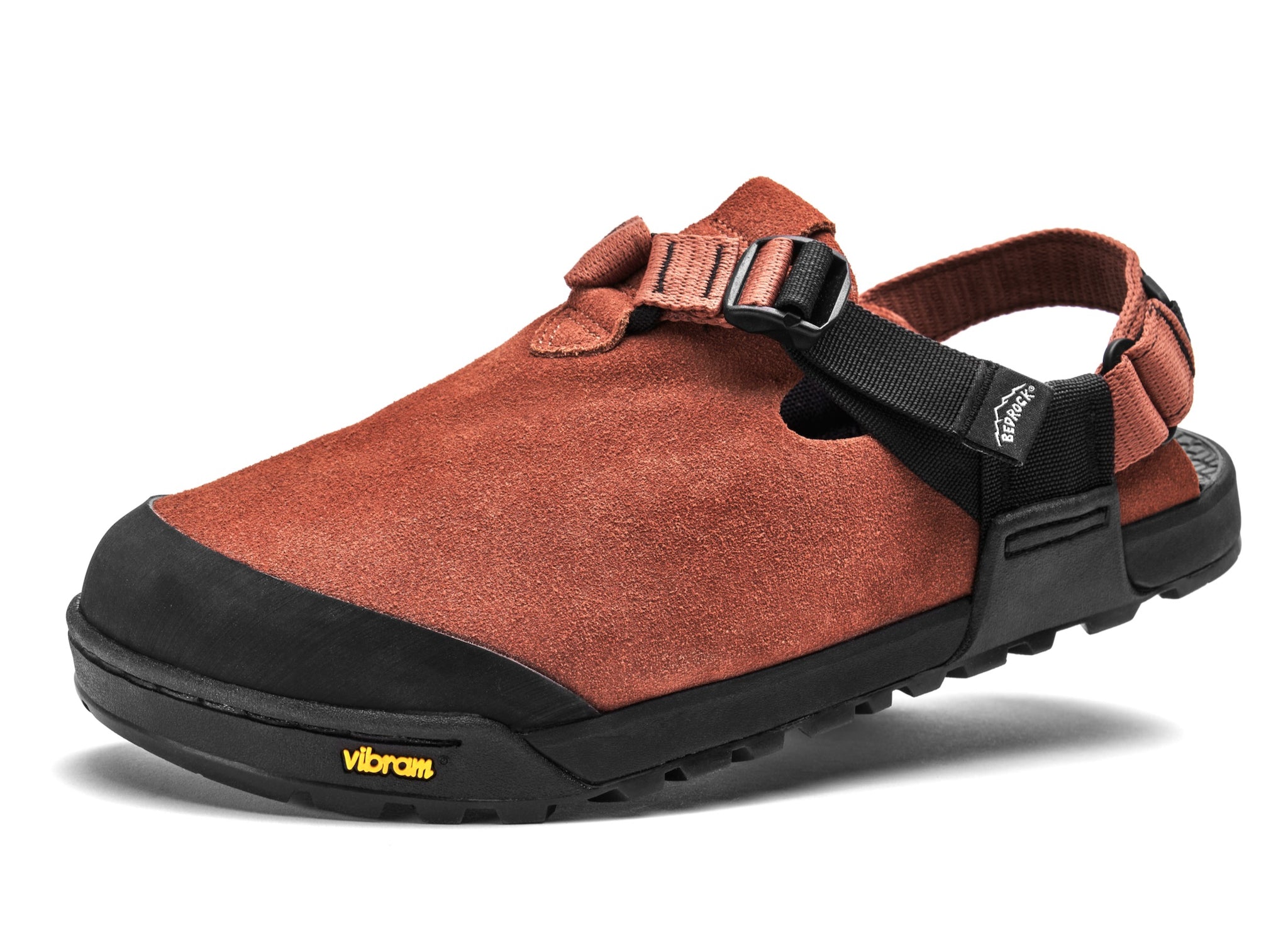 Mountain Clog - Leather Suede (Clay) - Bedrock Sandals