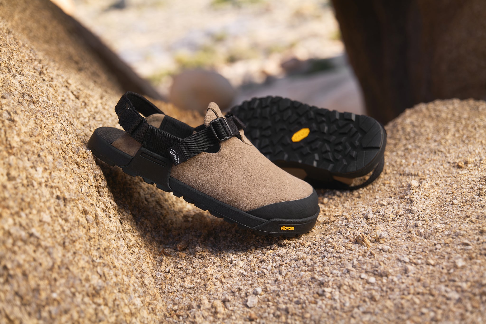 Mountain Clog - Leather Suede (Birch Bark)