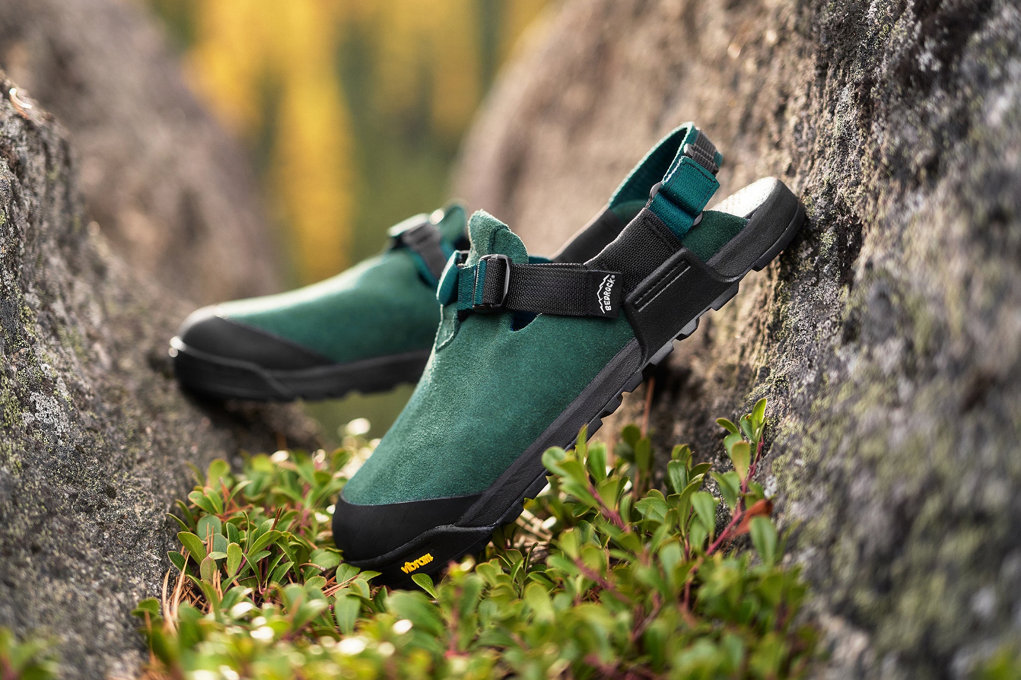 Mountain Clog - Leather Suede (Cascade Green)