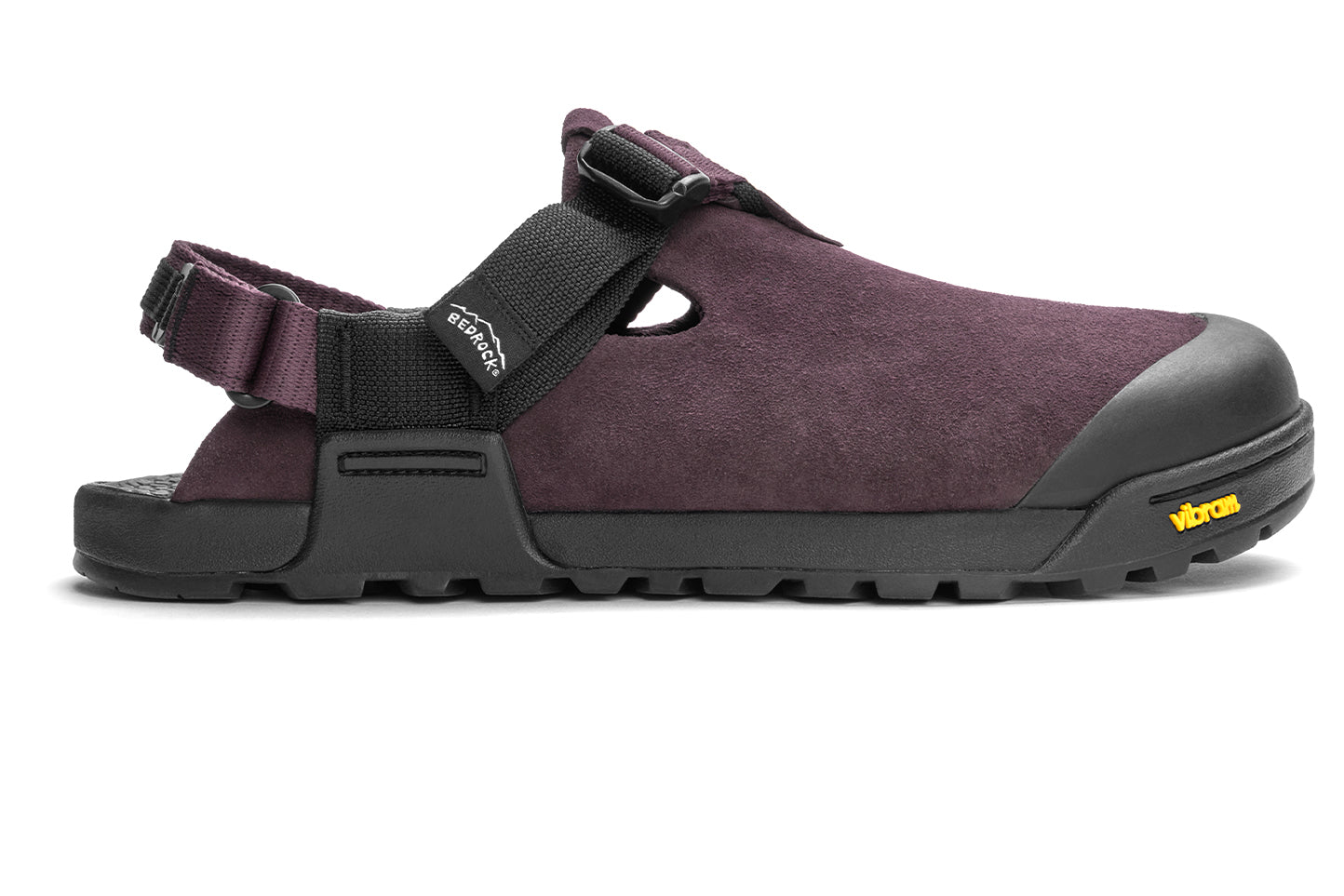 Mountain Clog - Leather Suede (Deep Plum)