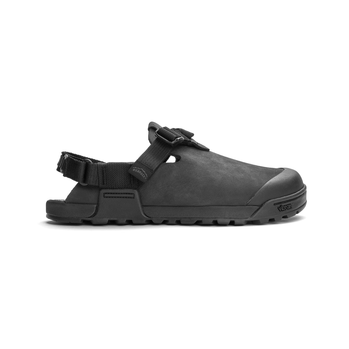 Mountain Clog - Nubuck Leather (Obsidian Dark Gray)