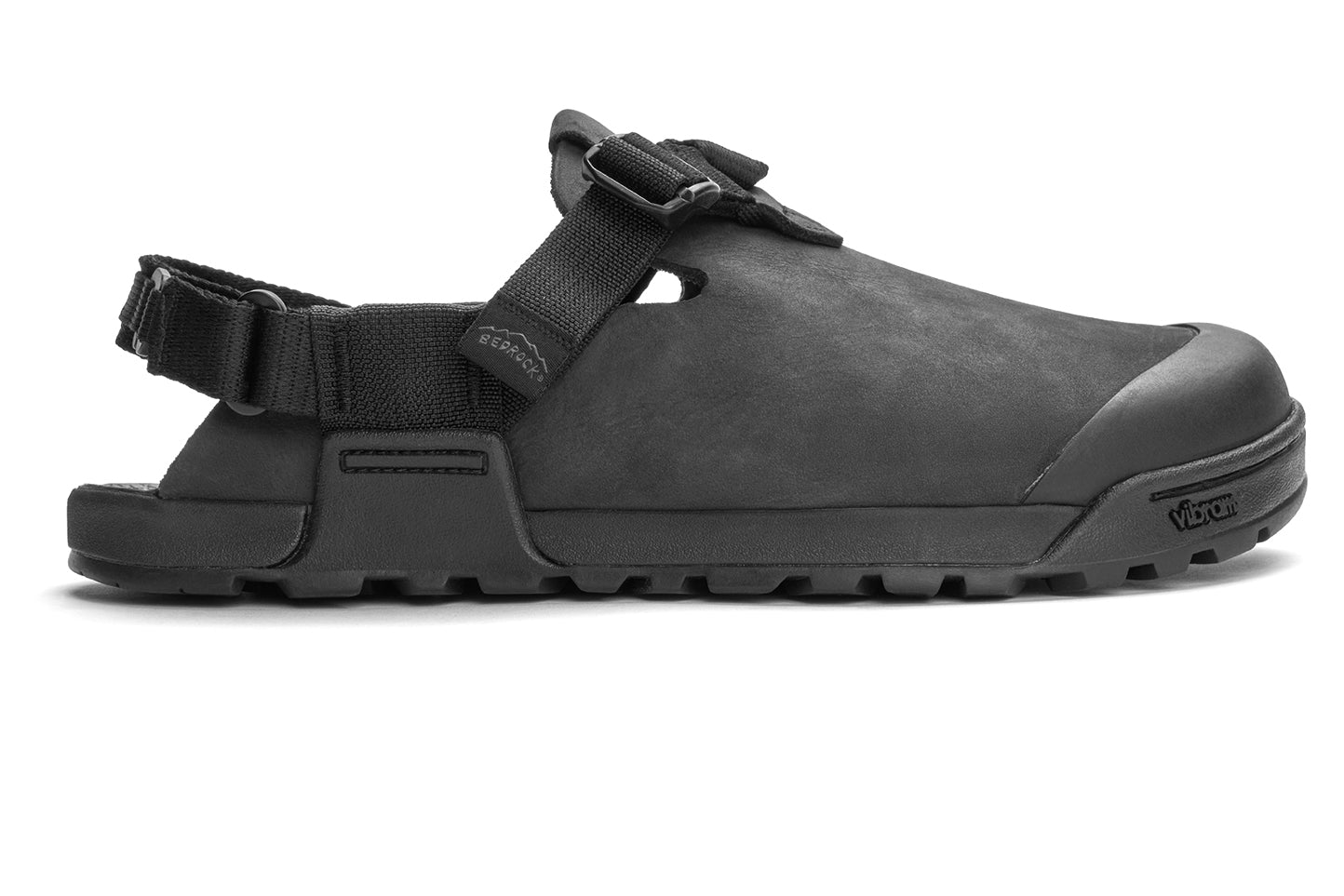 Mountain Clog - Nubuck Leather (Obsidian Dark Gray)