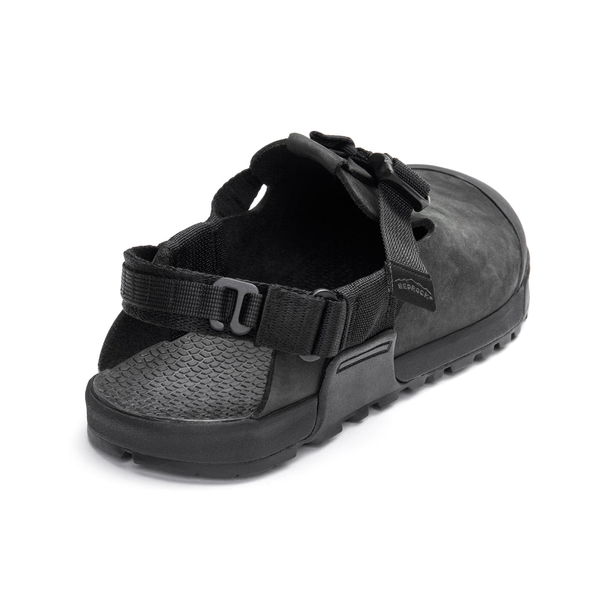 Mountain Clog - Nubuck Leather (Obsidian Dark Gray)