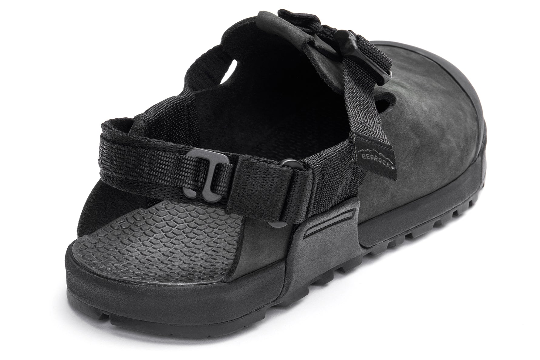 Mountain Clog - Nubuck Leather (Obsidian Dark Gray)