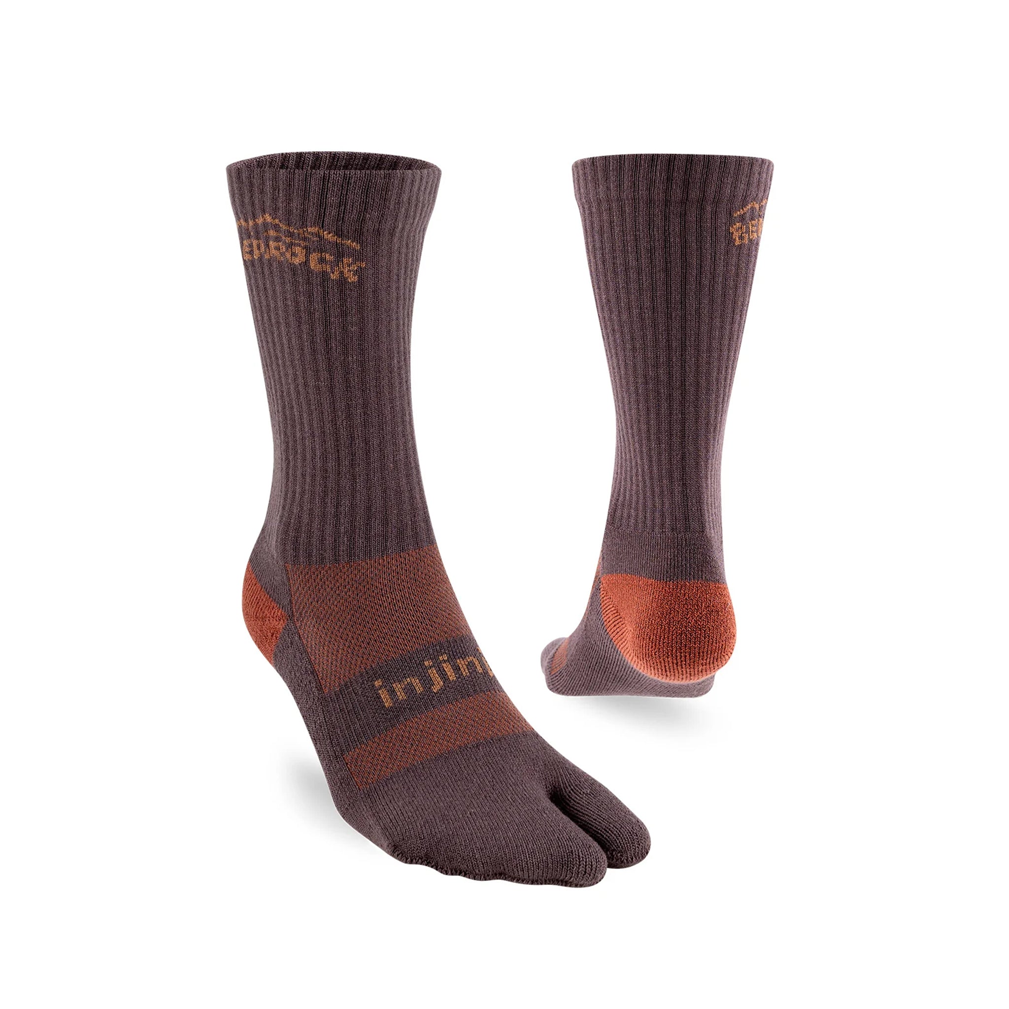 Crew Performance Split-Toe Socks (Dusty Plum)