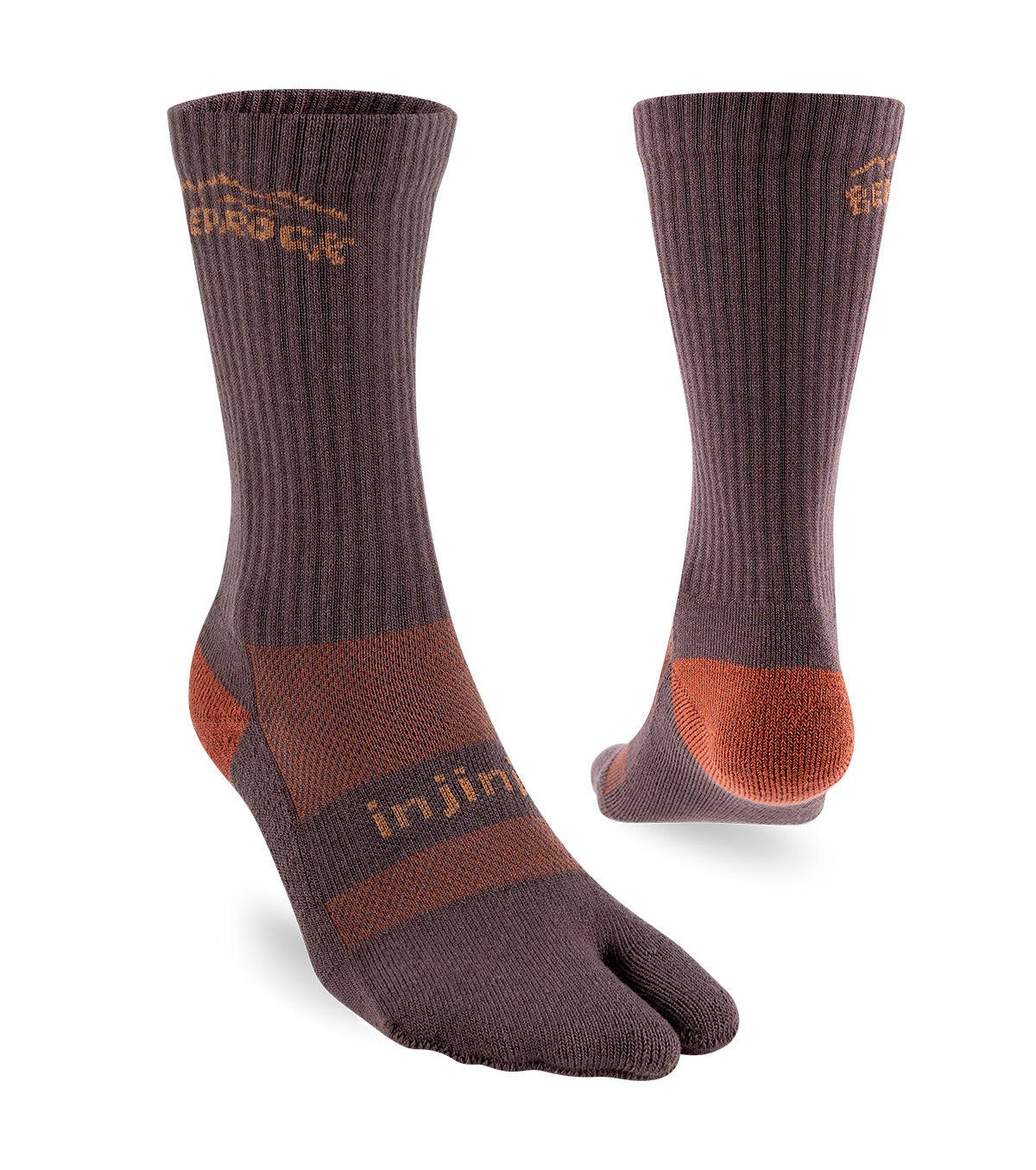*NEW* Crew Performance Split-Toe Socks (Dusty Plum)
