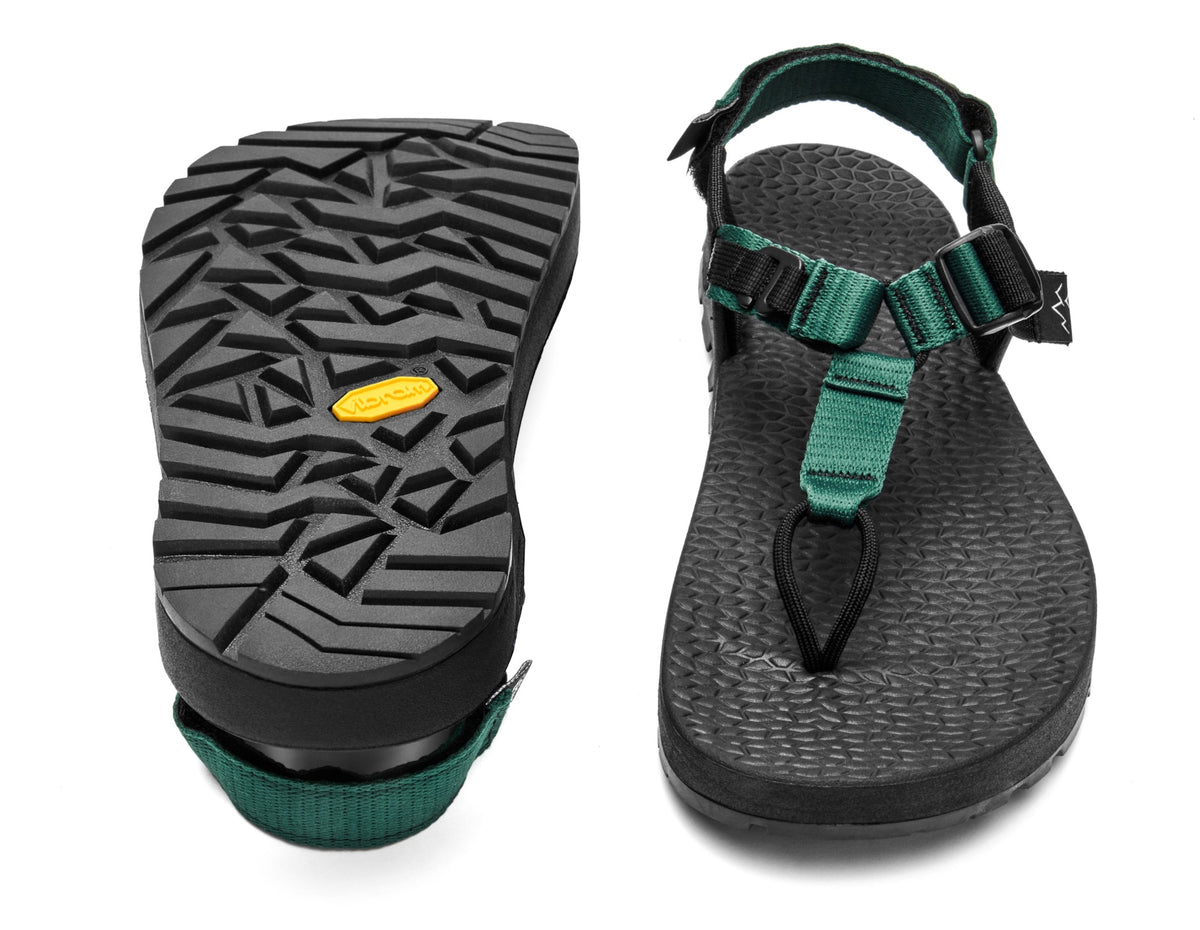 Cairn C Sandals with Cascade Green Straps