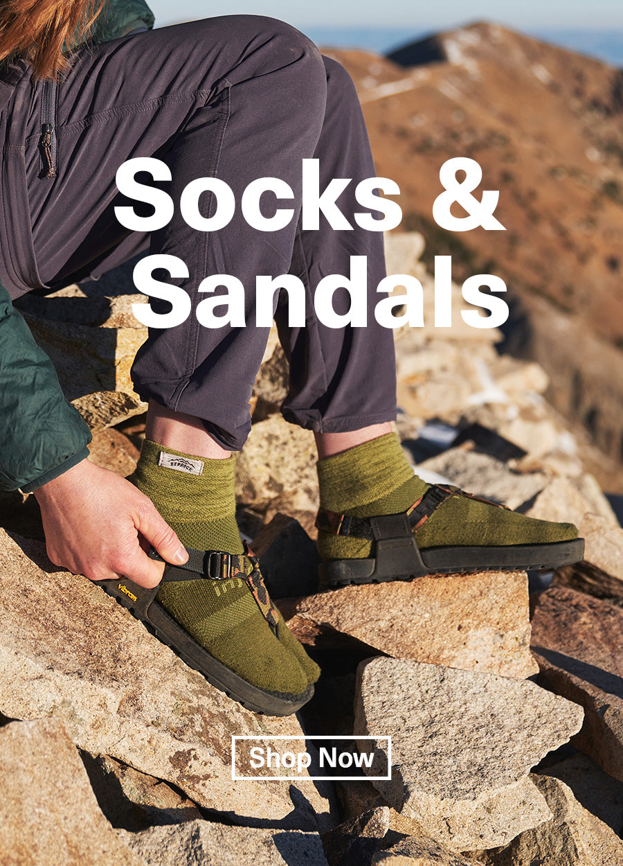 Crew Performance Split-Toe Socks (Salmon) - Bedrock Sandals
