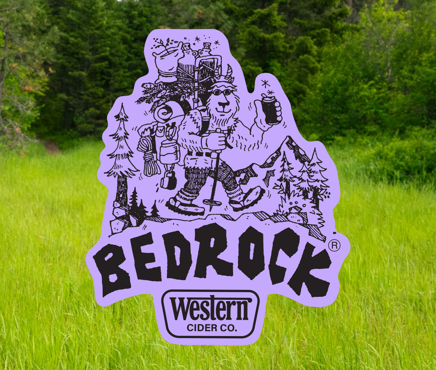 Bedrock Mountain Cider Sticker Pack