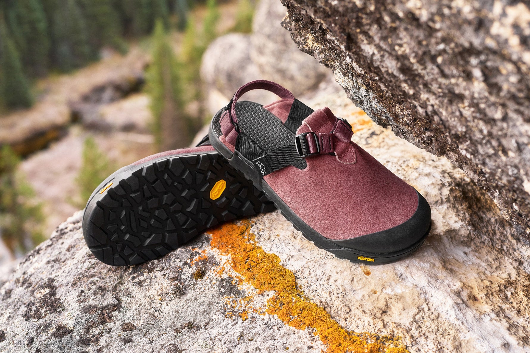 Mountain Clog - Leather Suede (Wild Rose)