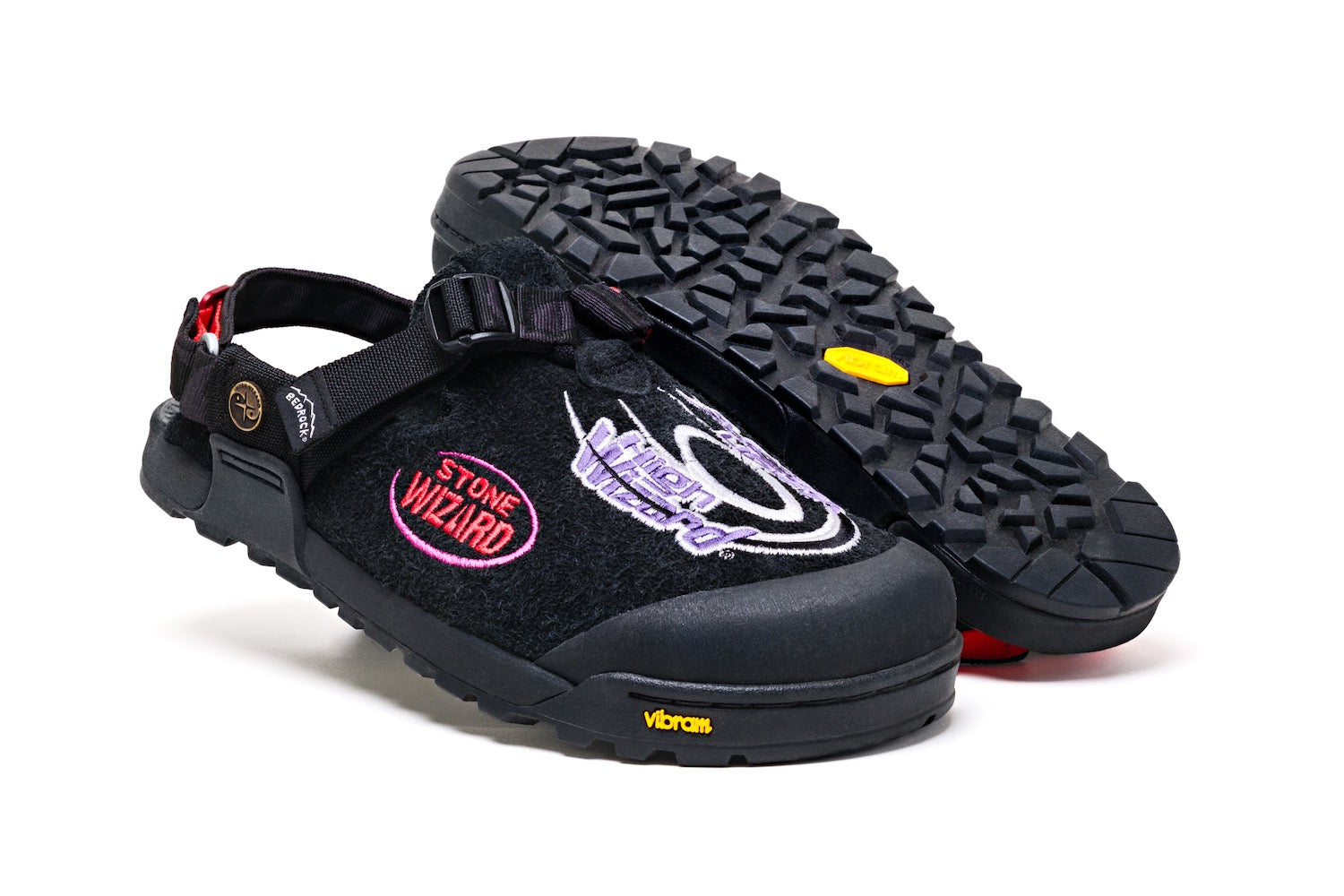 Stone wizard mountain clogs in phantom black hero view