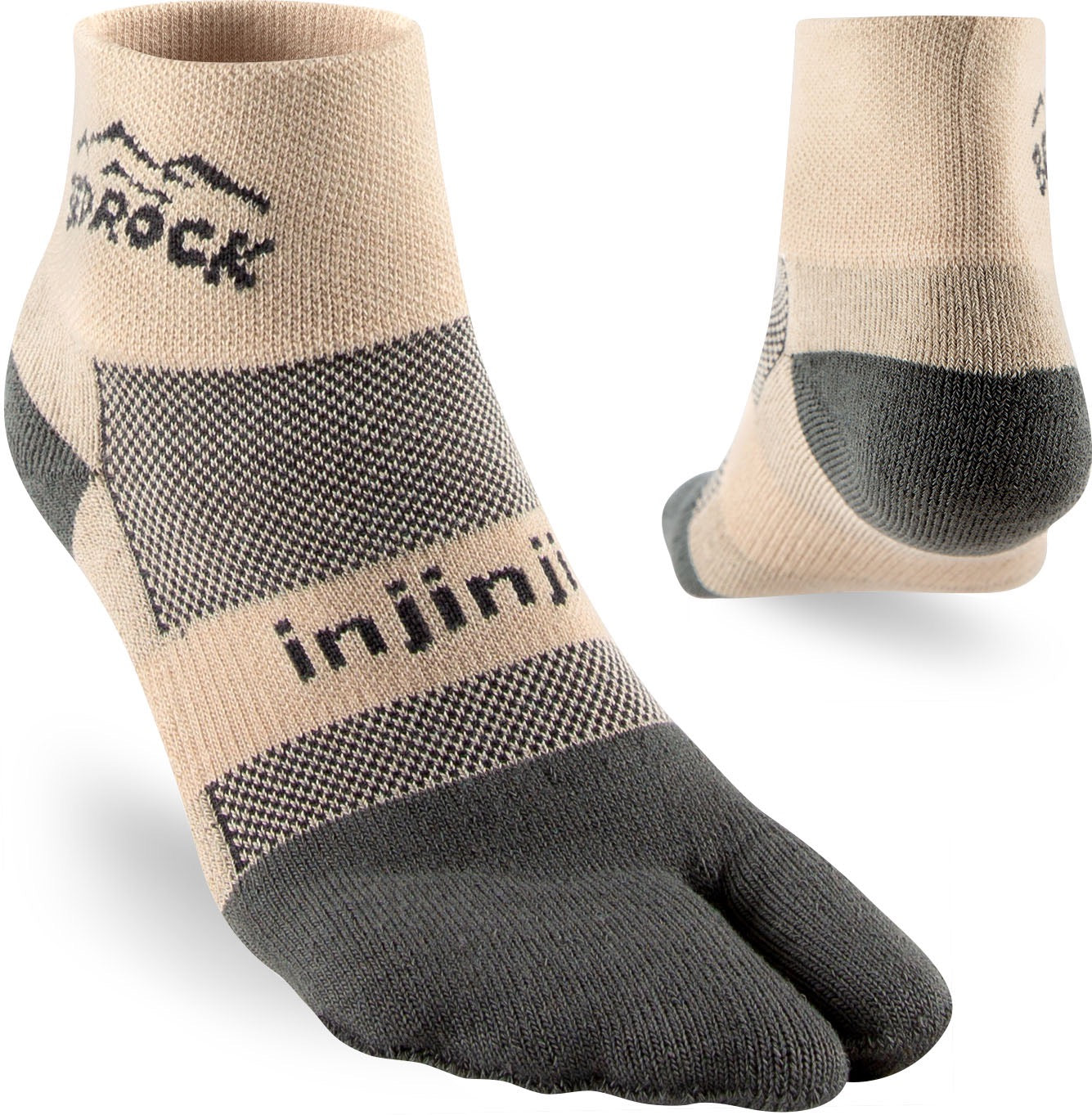 Birch Split-Toe Bedrock Injinji Socks